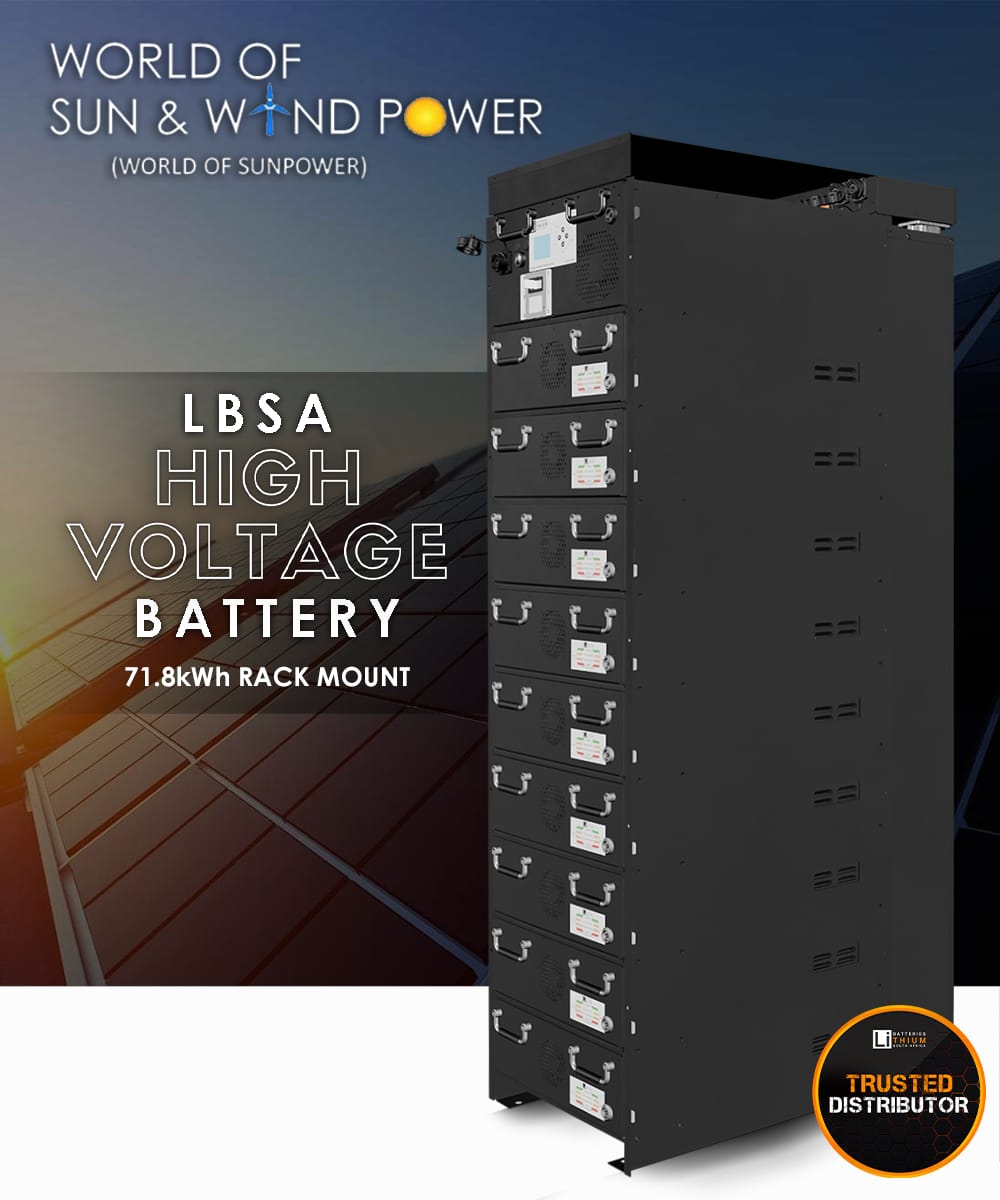 LBSA 23.9kwh Lithium Battery  High Voltage  Set - World Of Sun & Windpower