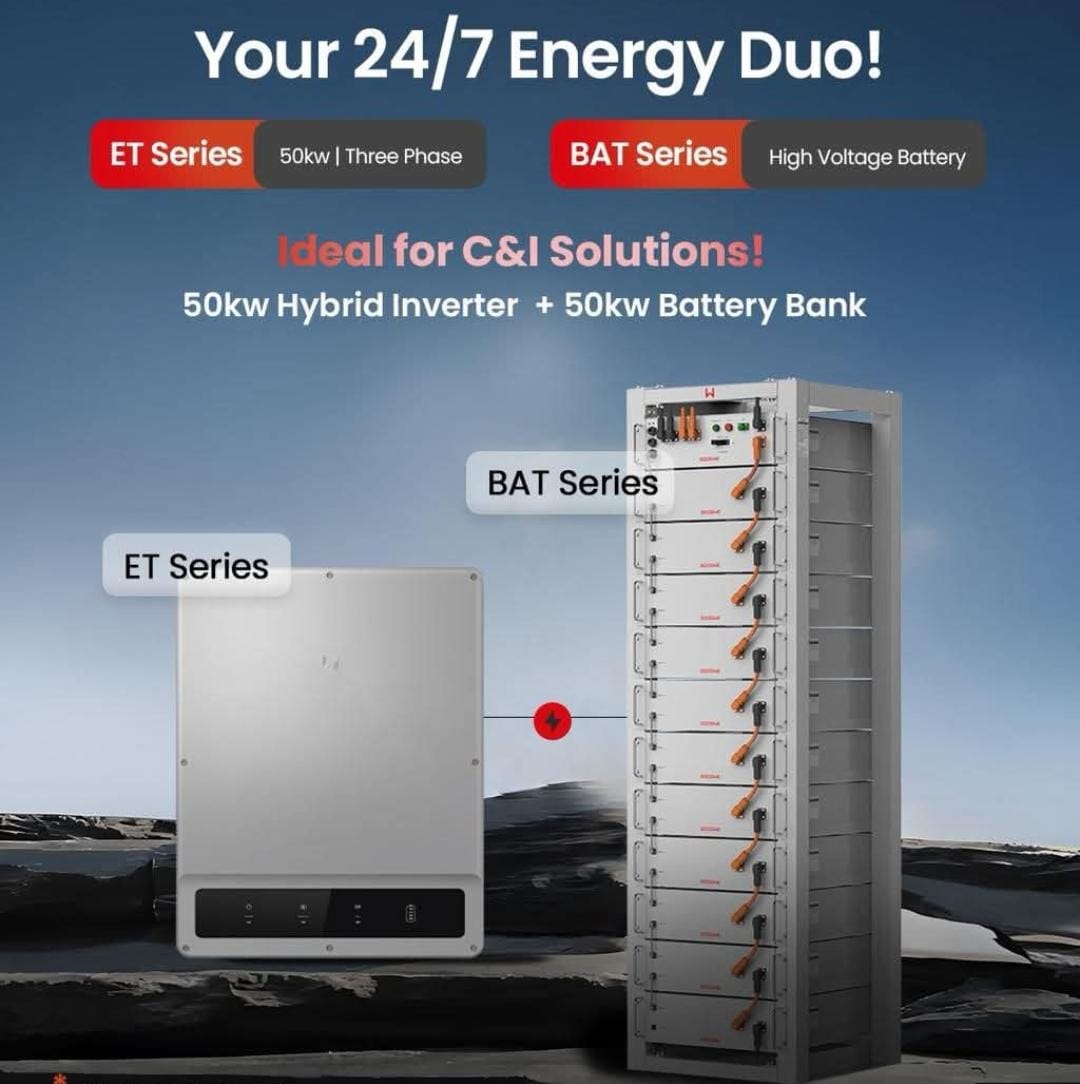 Goodwe 50kW Inverter 56kWh Lithium Battery