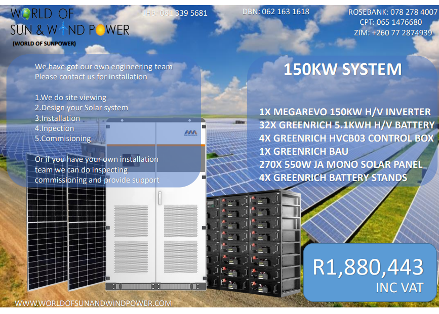 150kw Megarevo System High Voltage