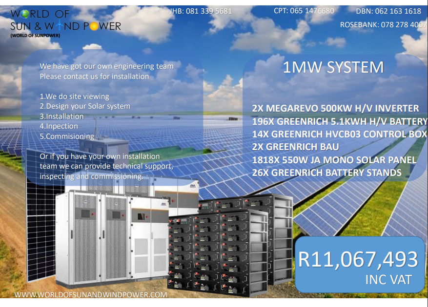 1MW Megarevo System