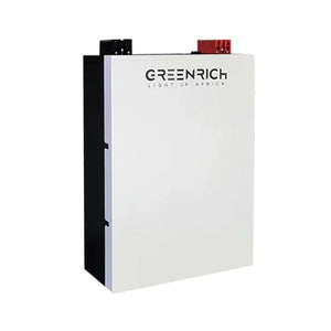 R*5.1kwh Greenrich Lithium Battery Wall Mount - World Of Sun & Windpower